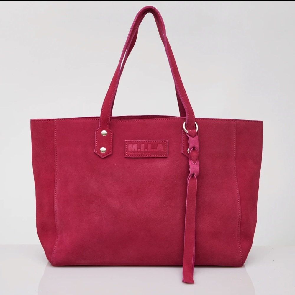 MILA Luxe Bag in Pink Cherry